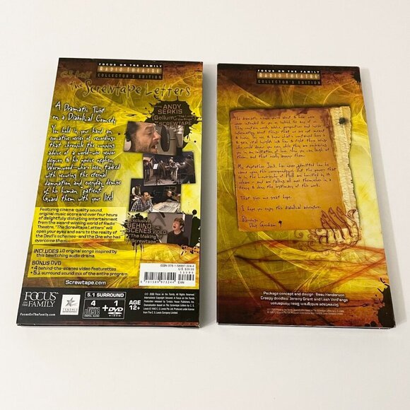 The Screwtape Letters C S Lewis CDs And Bonus DVD Collector Set - Picture 3 of 16